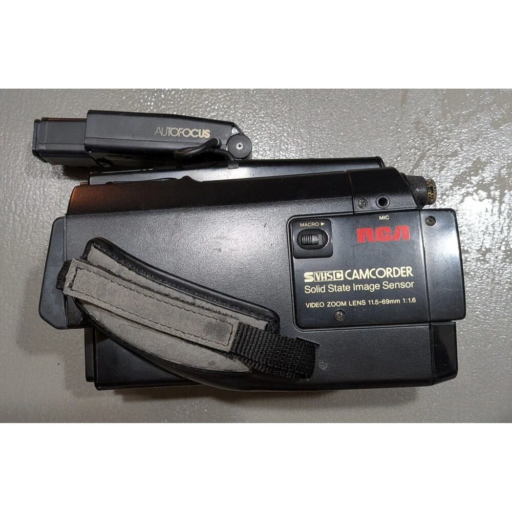 Vintage RARE RCA VHS-C Camcorder Solid State Image Sensor, Untested, No Battery